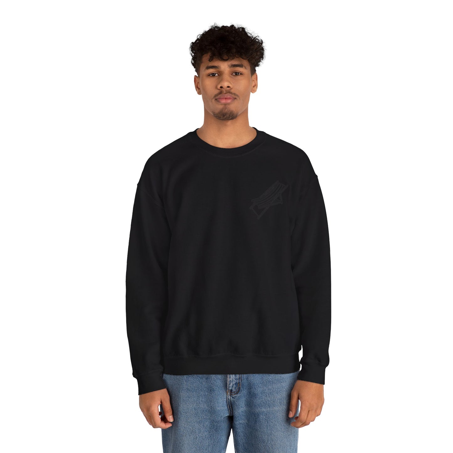 Beach Chair - Sweatshirt (Black Logo)