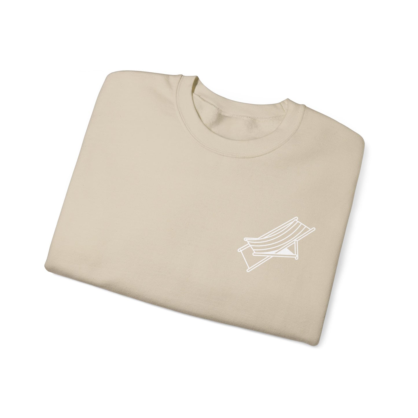 Beach Chair - Sweatshirt (White Logo)