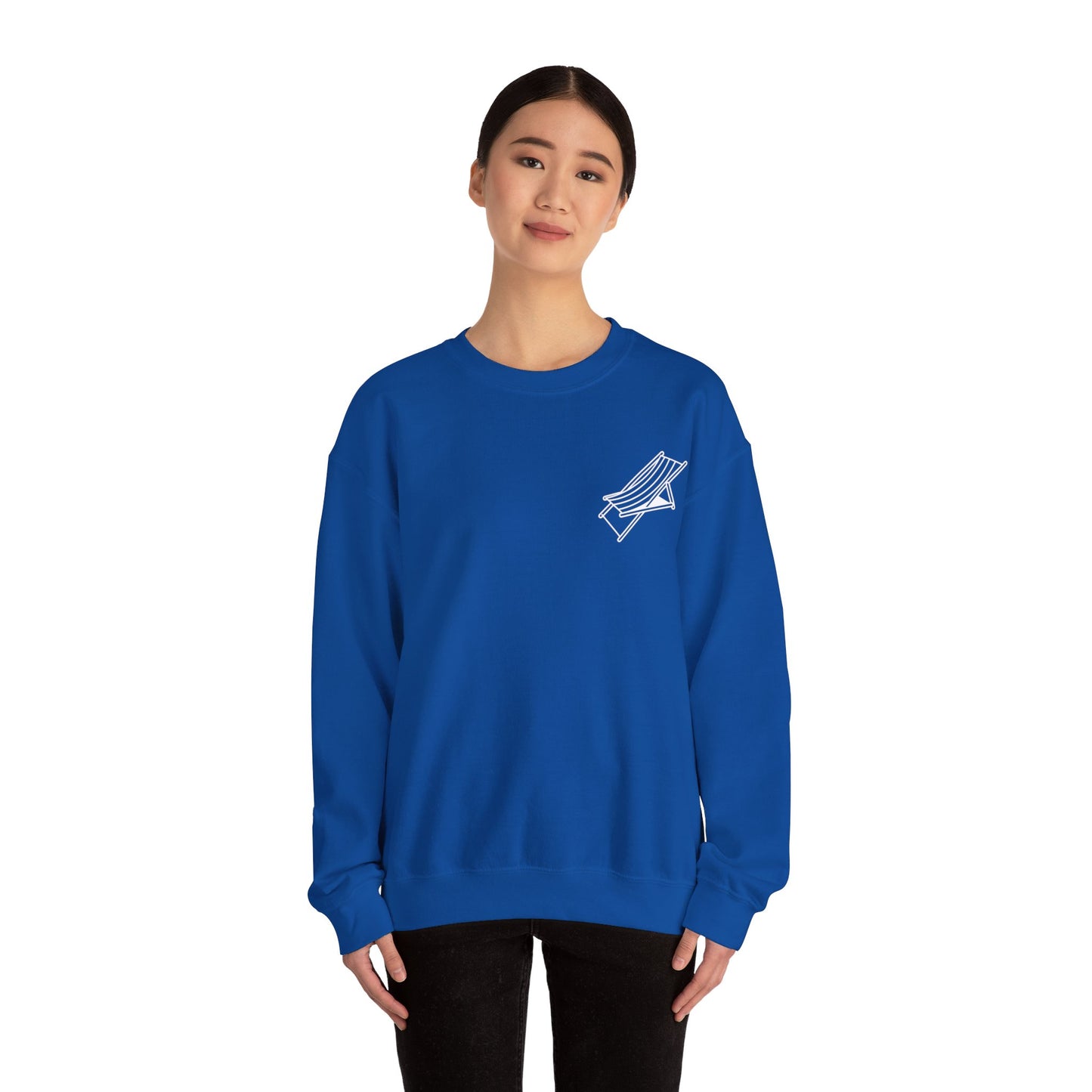 Beach Chair - Sweatshirt (White Logo)