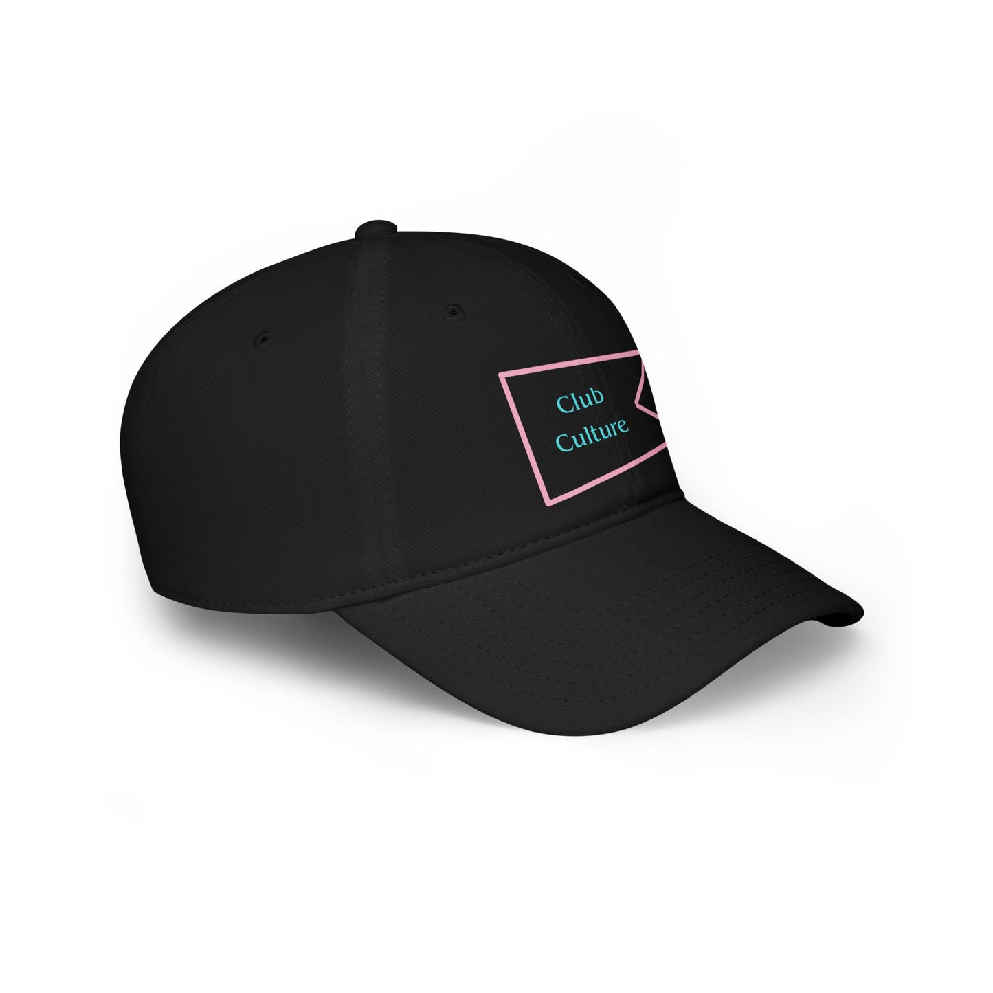 Club Hat - Yacht Logo (Pink on Blue)