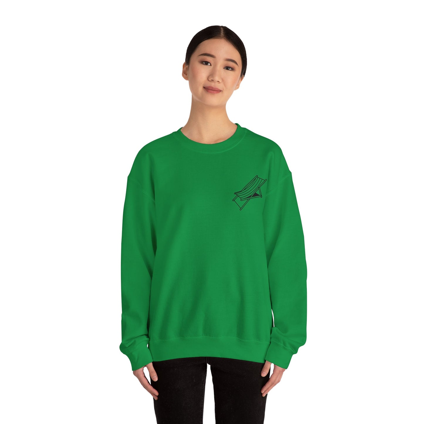 Beach Chair - Sweatshirt (Black Logo)
