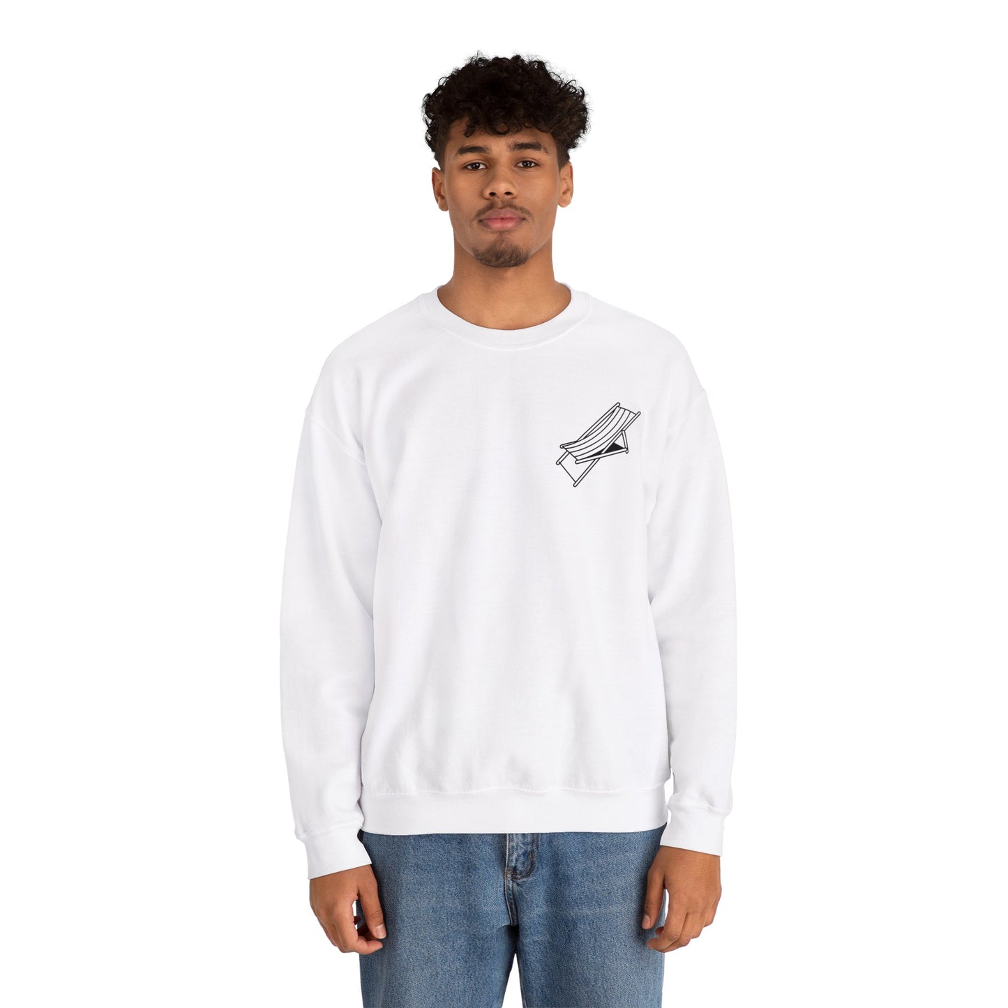 Beach Chair - Sweatshirt (Black Logo)