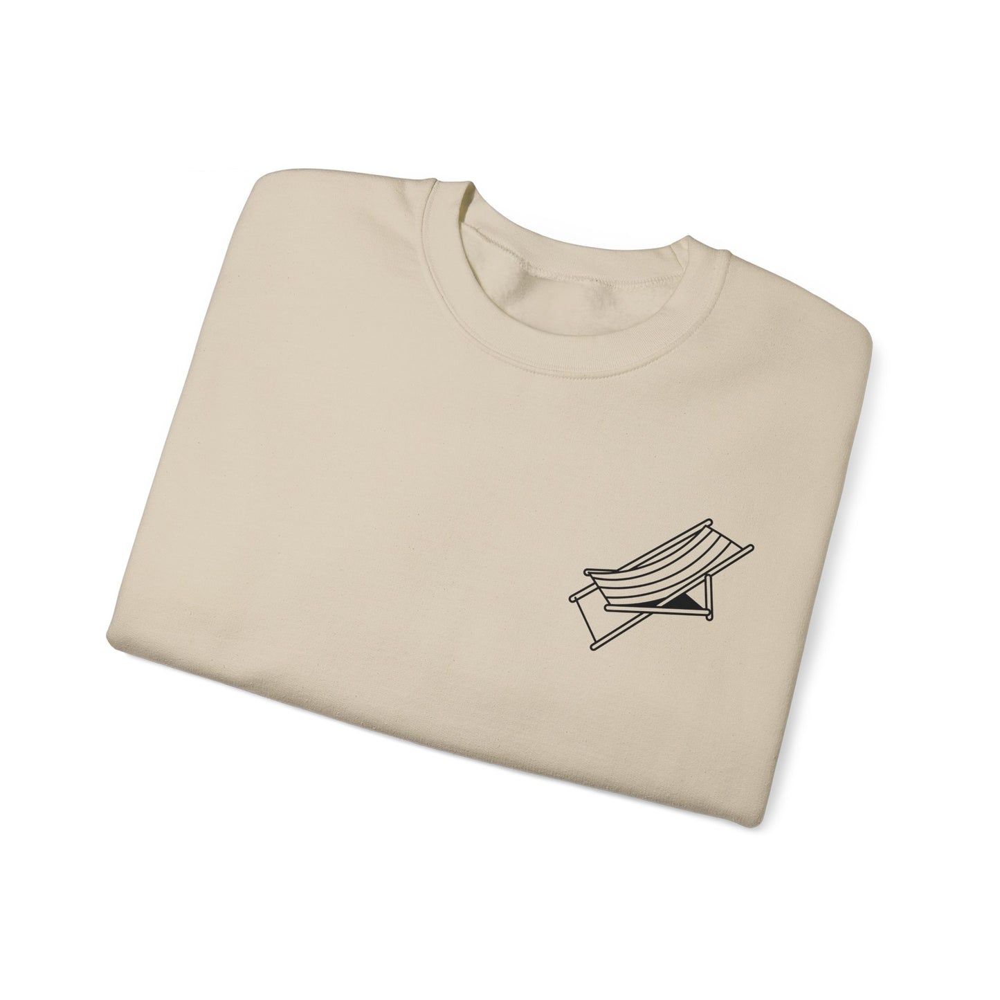 Beach Chair - Sweatshirt (Black Logo)