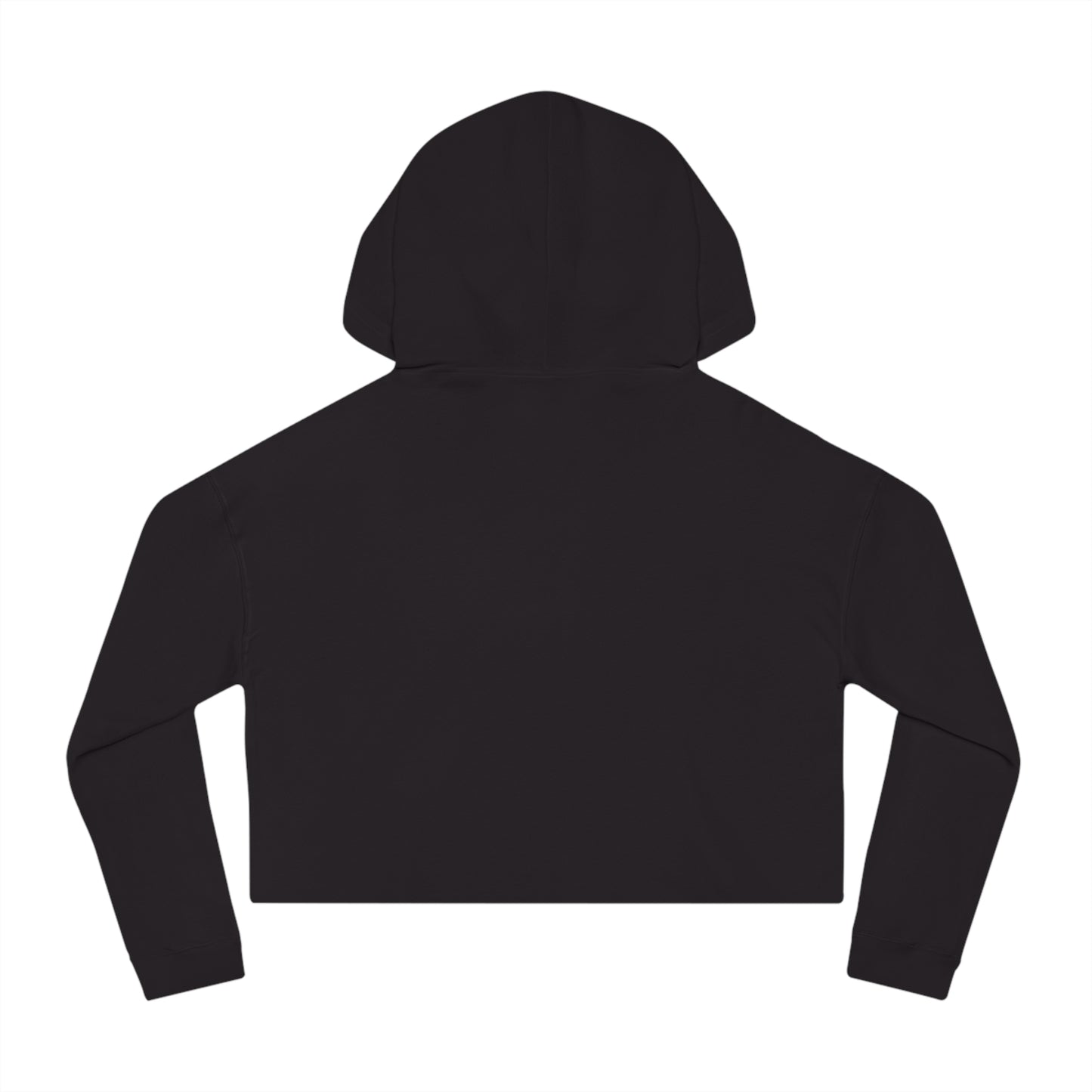 Beach Chair - Cropped Hoodie (Black Logo)