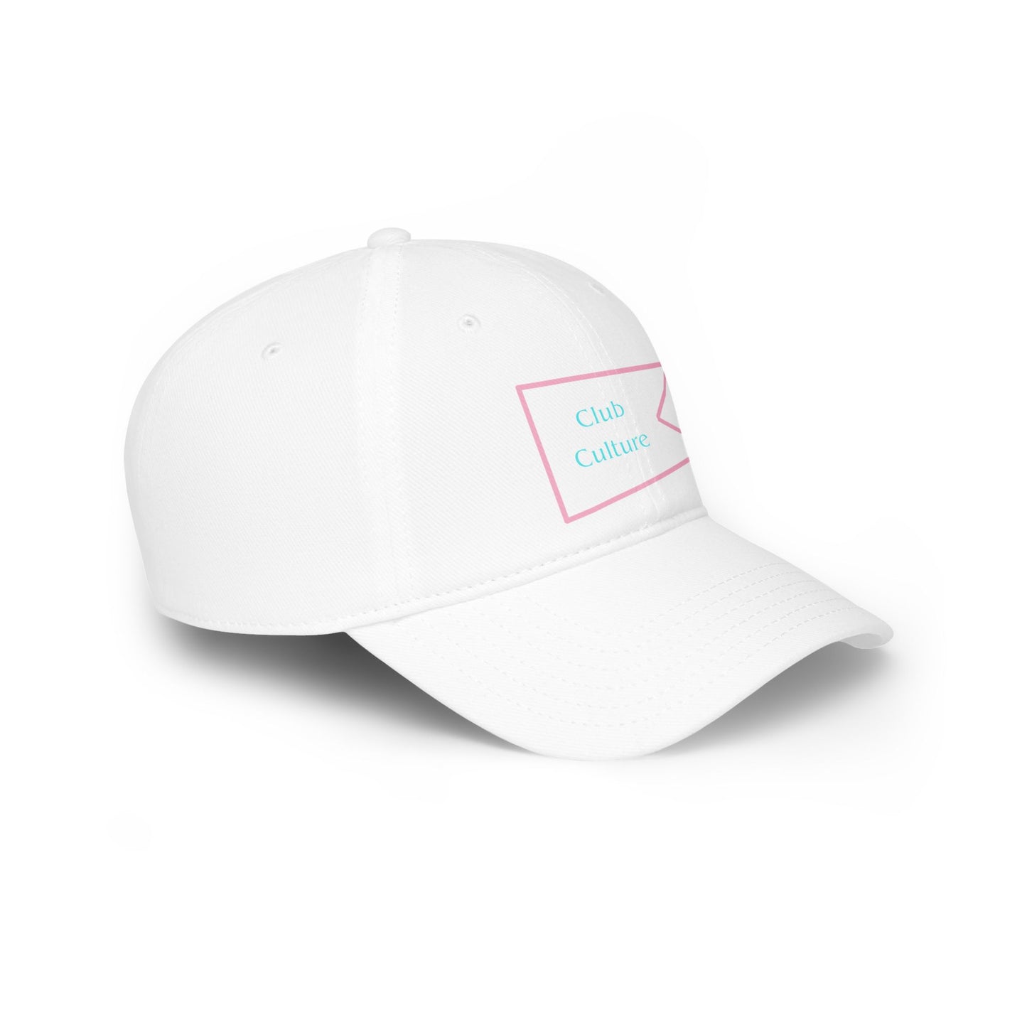 Club Hat - Yacht Logo (Pink on Blue)