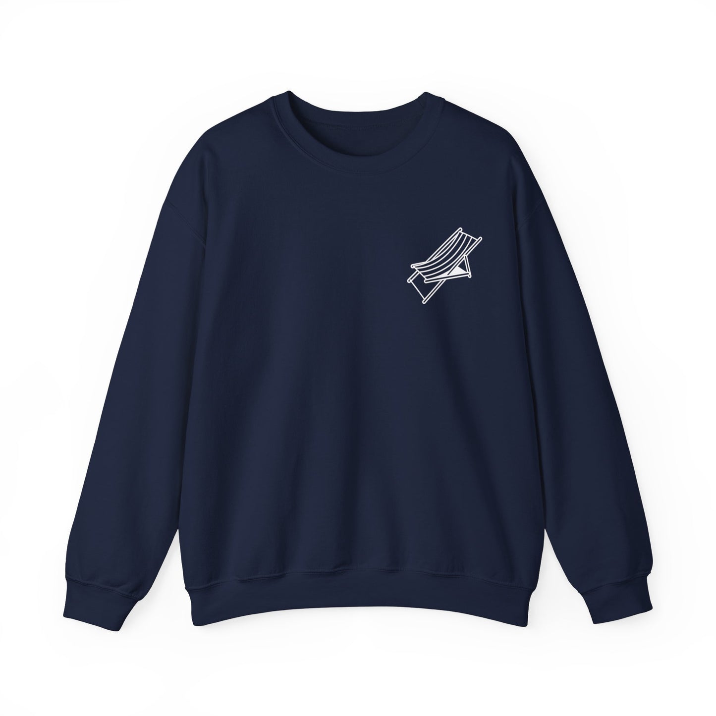 Beach Chair - Sweatshirt (White Logo)