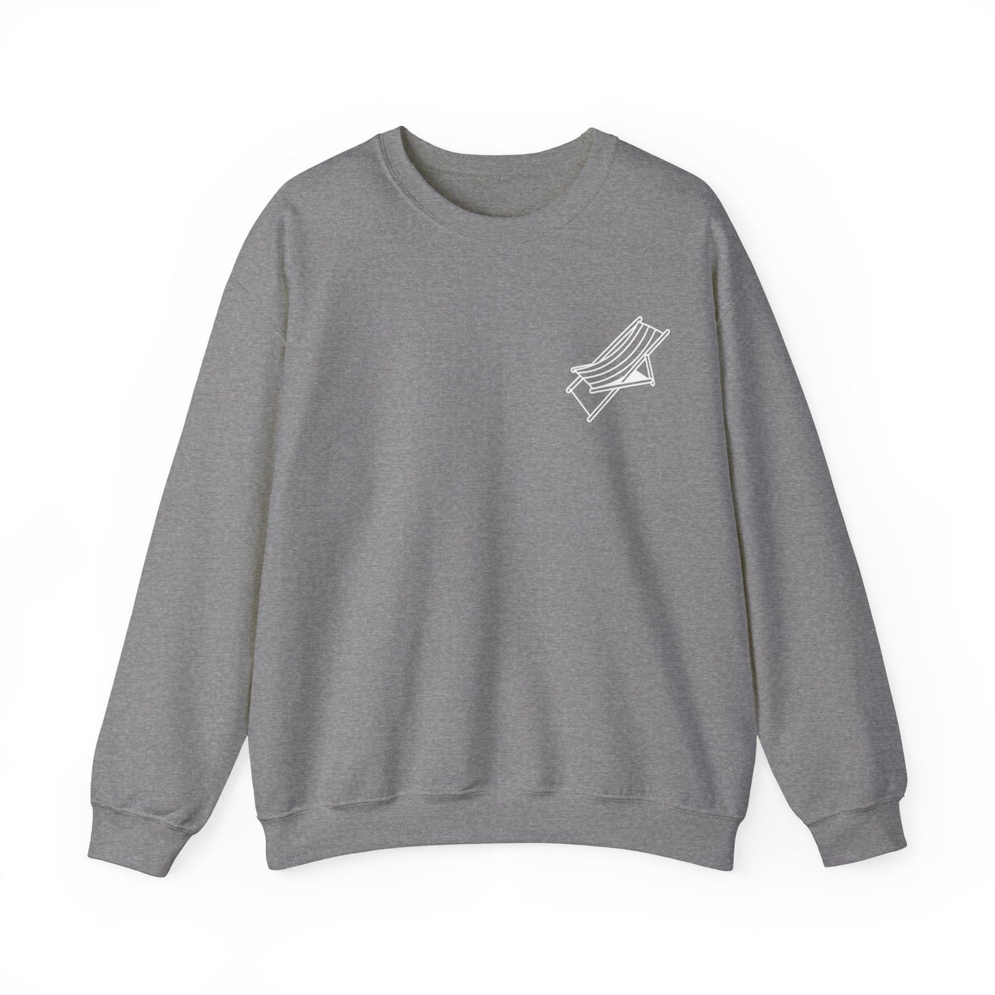Beach Chair - Sweatshirt (White Logo)