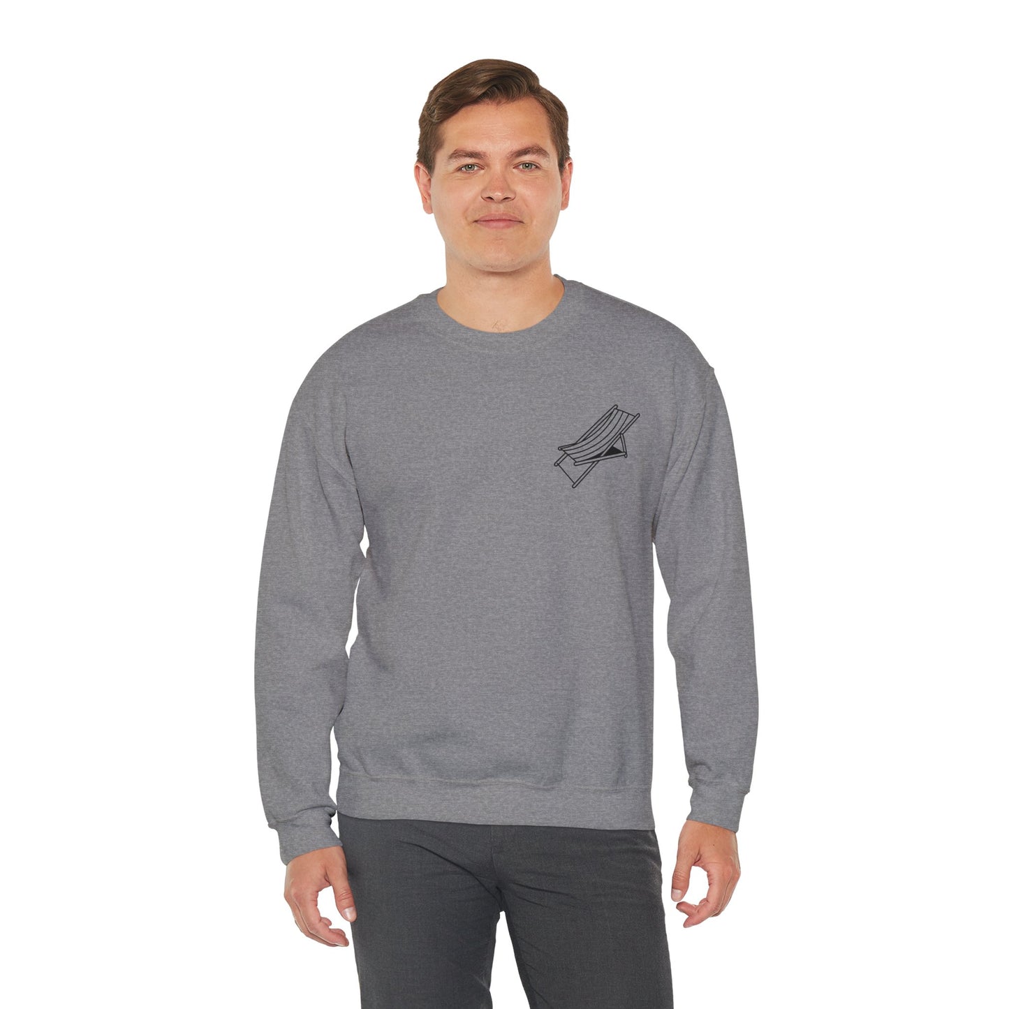 Beach Chair - Sweatshirt (Black Logo)