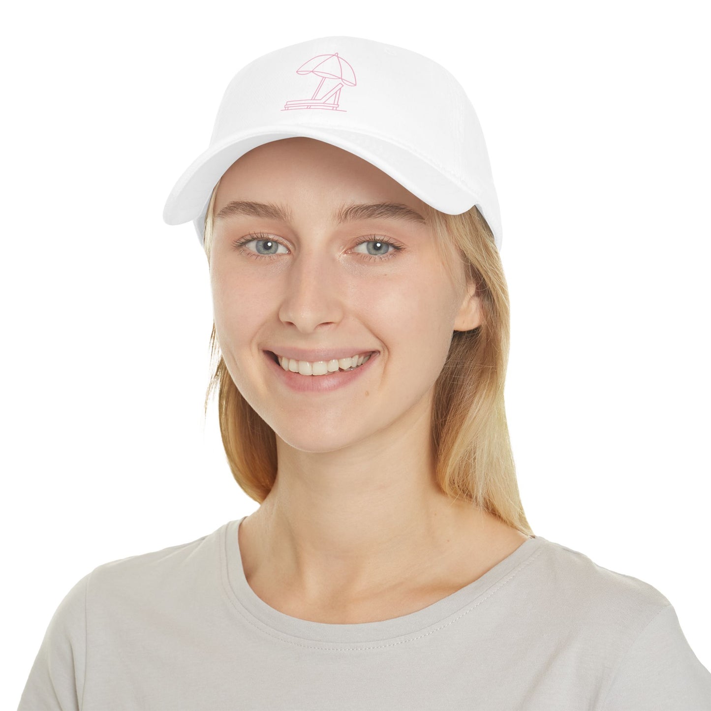 Club Hat - Beach Club (Pink Logo)