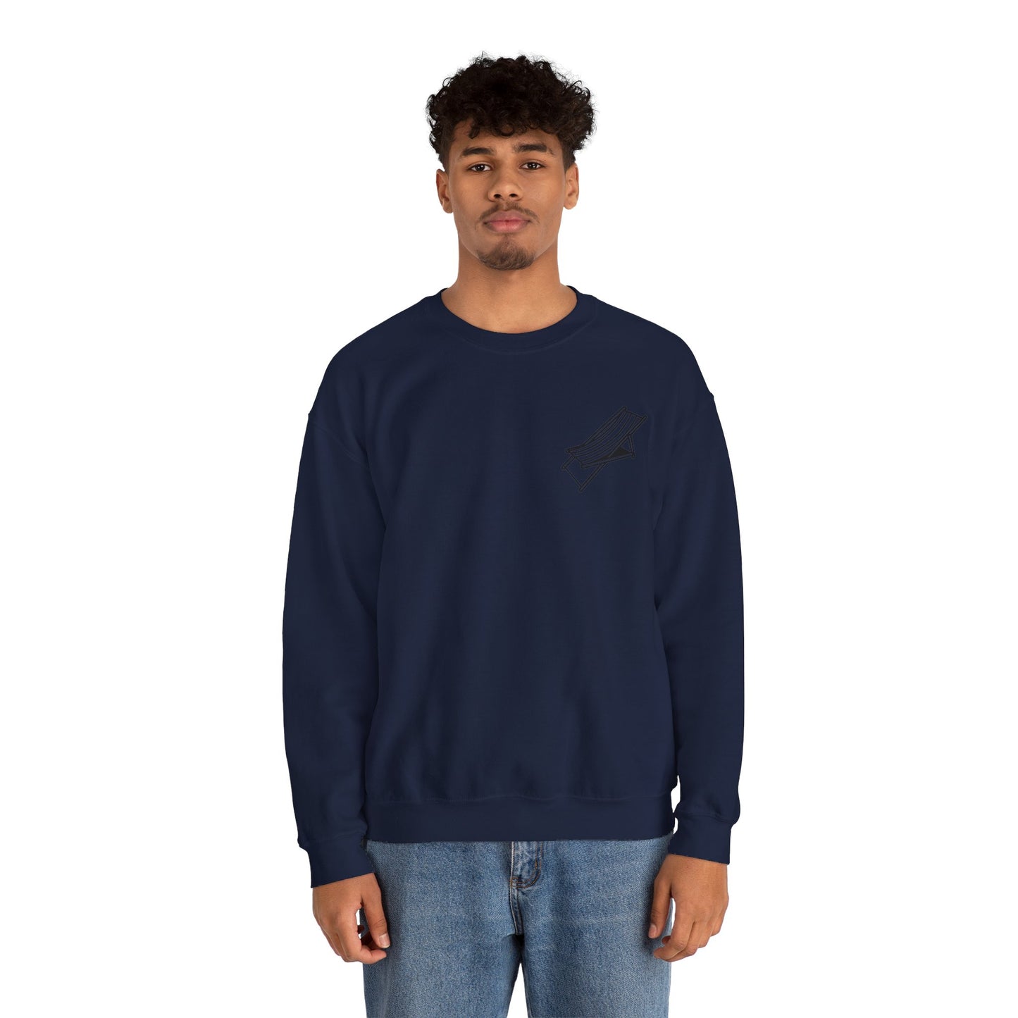 Beach Chair - Sweatshirt (Black Logo)