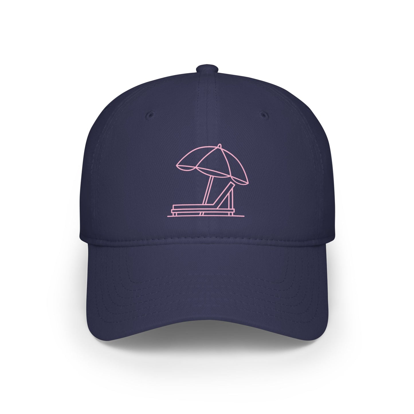 Club Hat - Beach Club (Pink Logo)