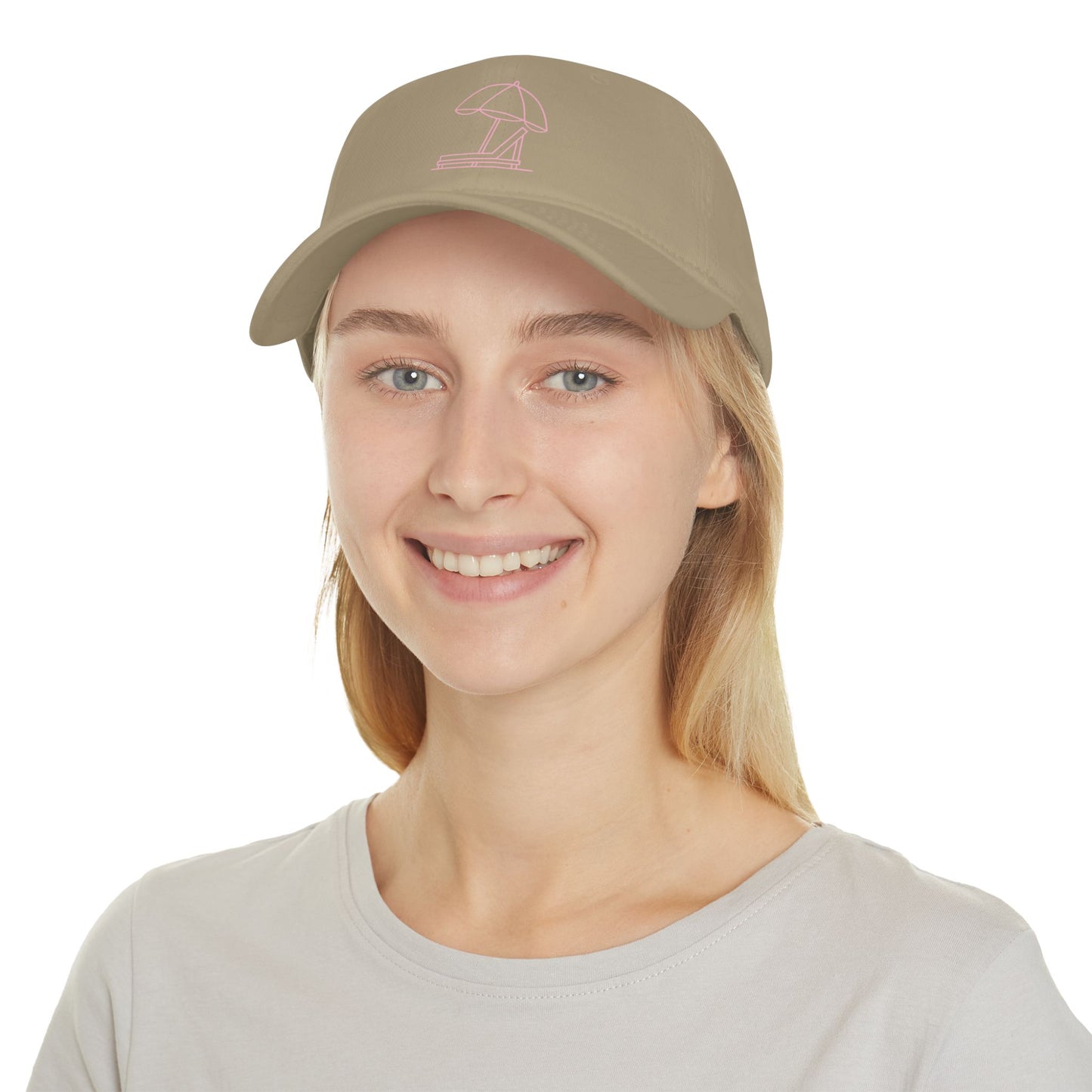 Club Hat - Beach Club (Pink Logo)