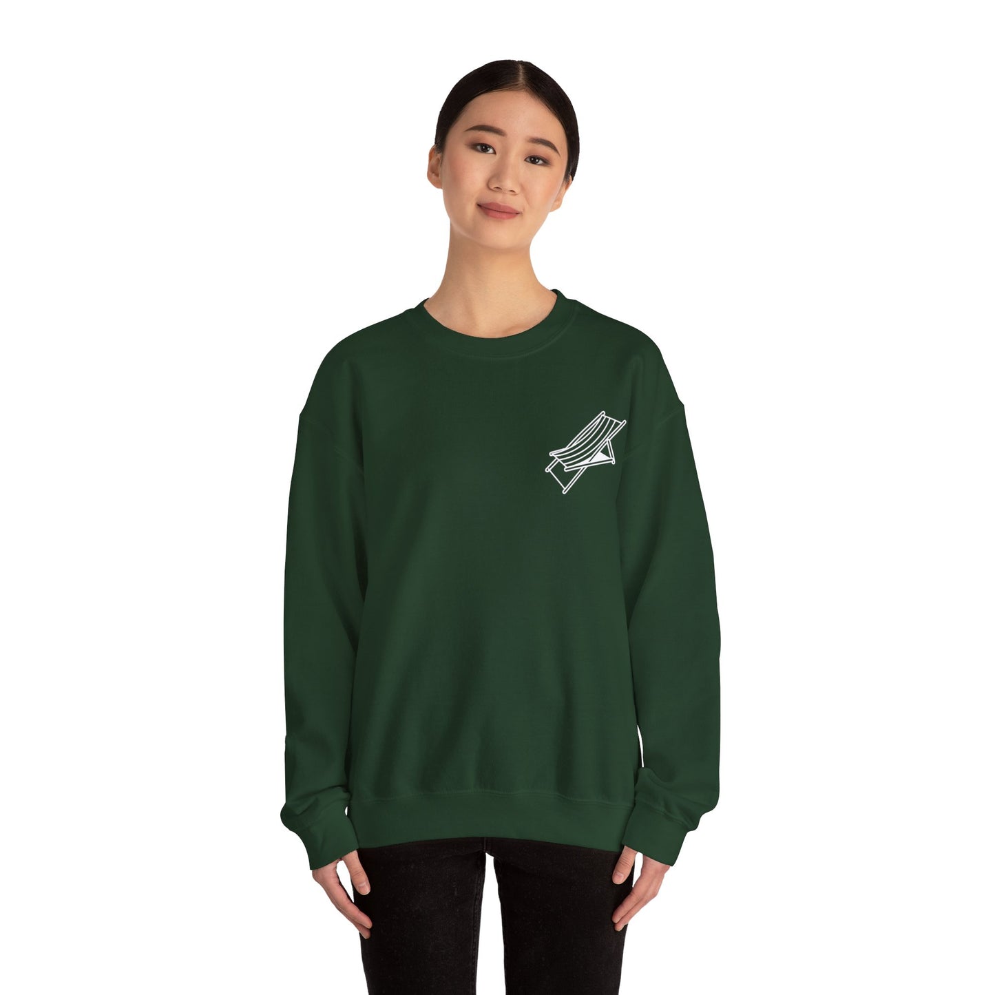 Beach Chair - Sweatshirt (White Logo)