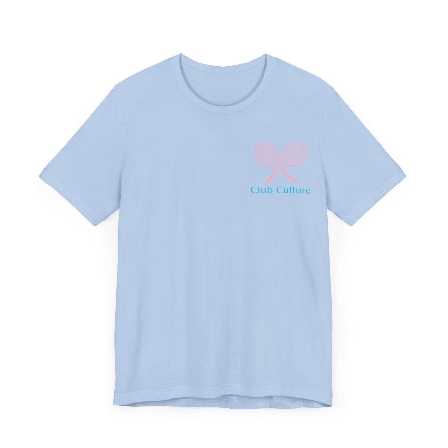 Tennis (Pink on Blue)