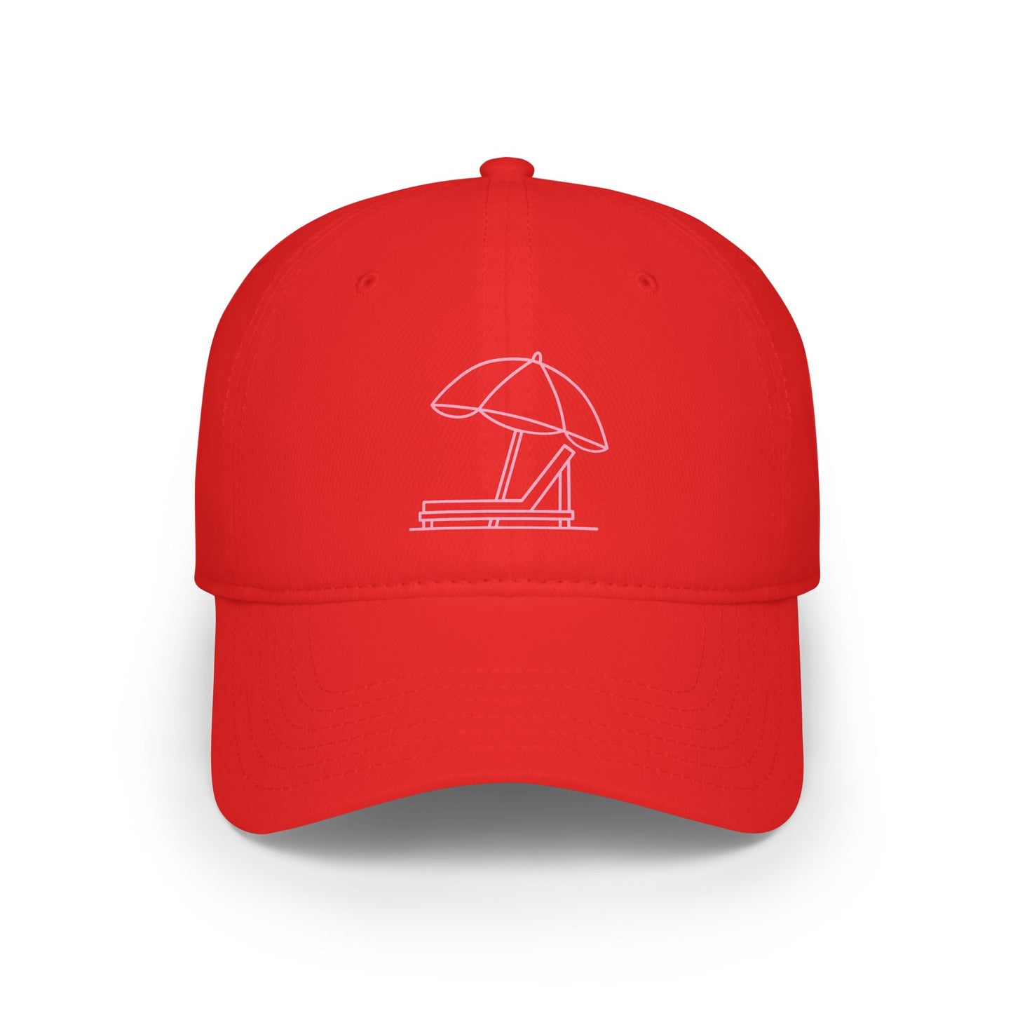 Club Hat - Beach Club (Pink Logo)