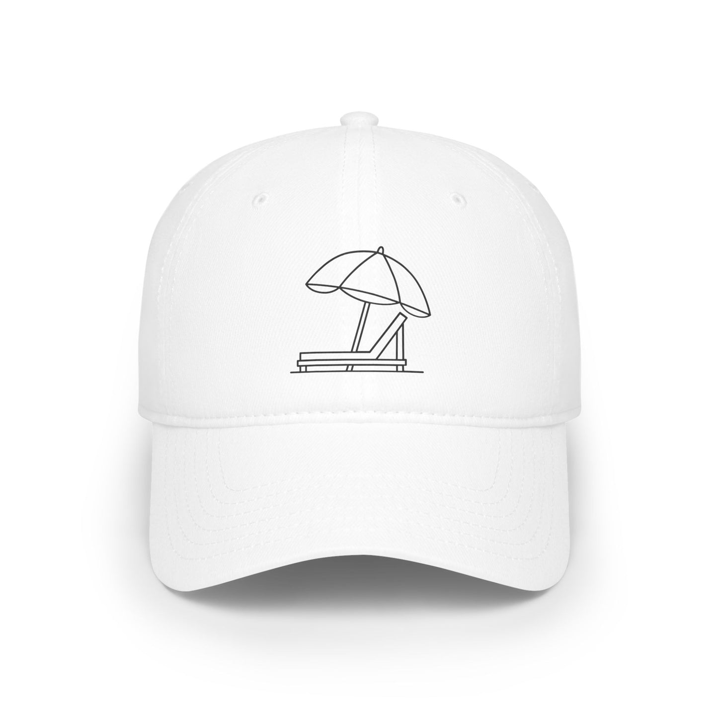 Club Hat - Beach Club (Black Logo)