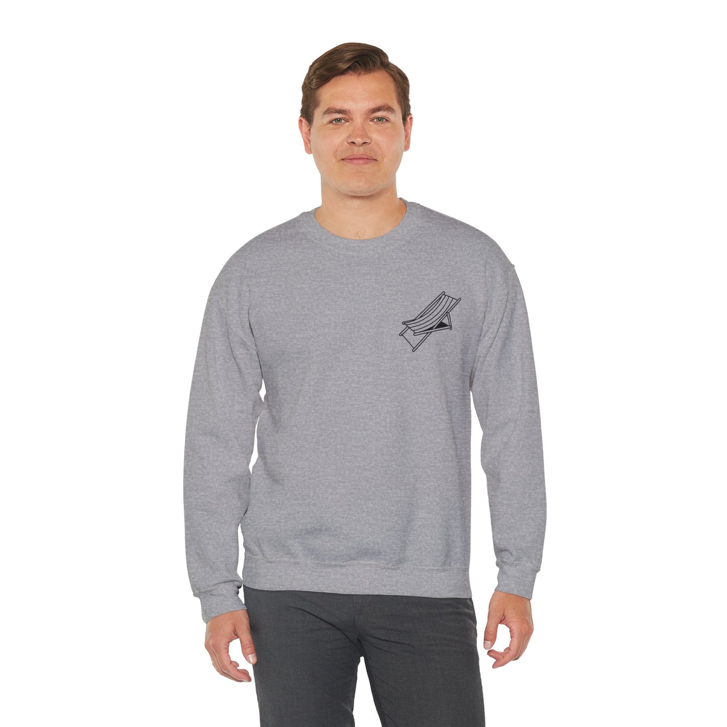 Beach Chair - Sweatshirt (Black Logo)