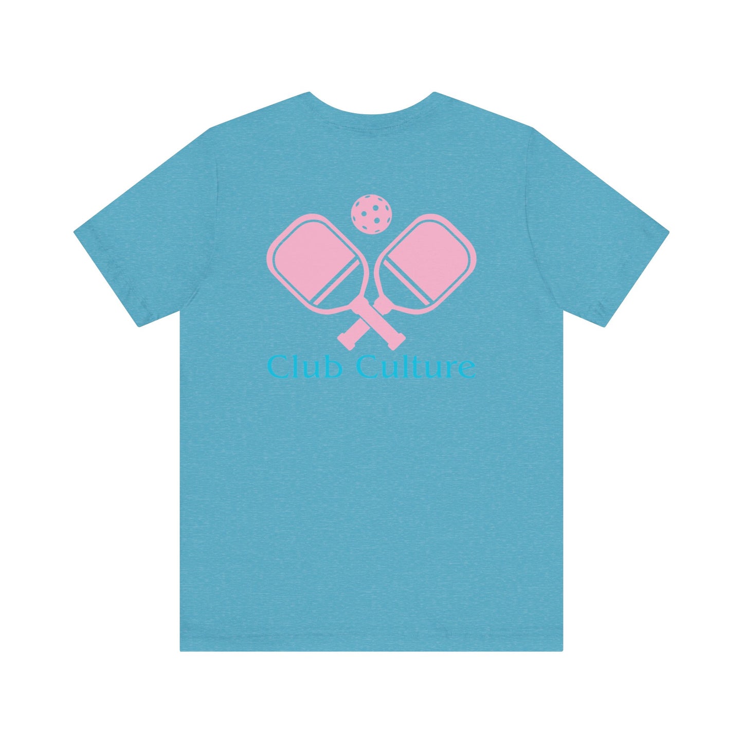 Pickleball (Pink on Blue)