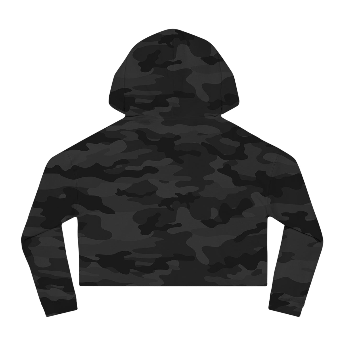 Beach Chair - Cropped Hoodie (Black Logo)