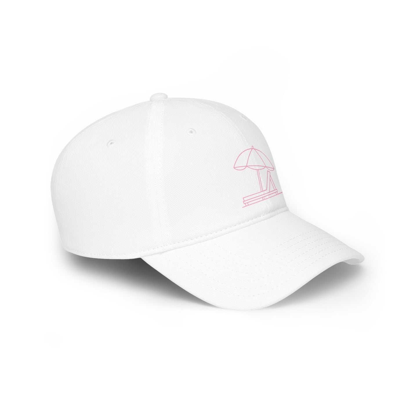 Club Hat - Beach Club (Pink Logo)