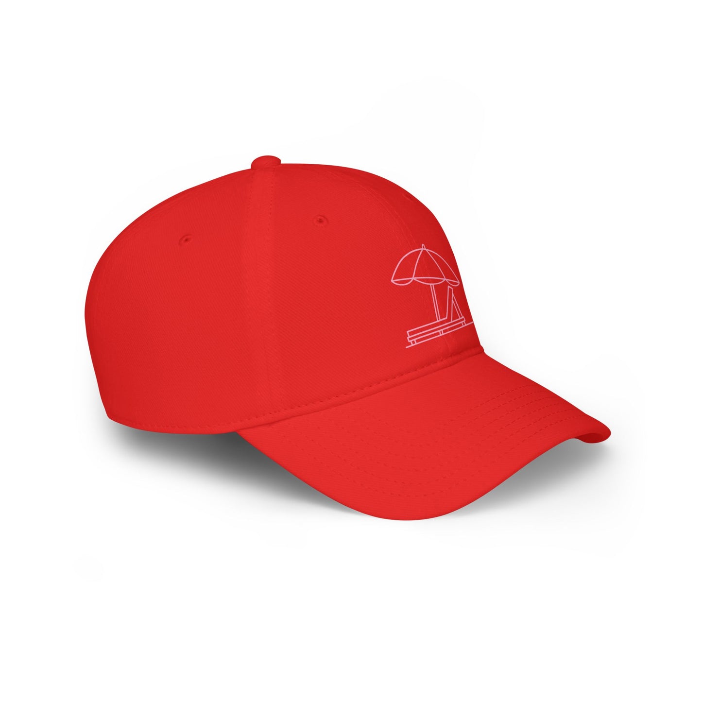 Club Hat - Beach Club (Pink Logo)