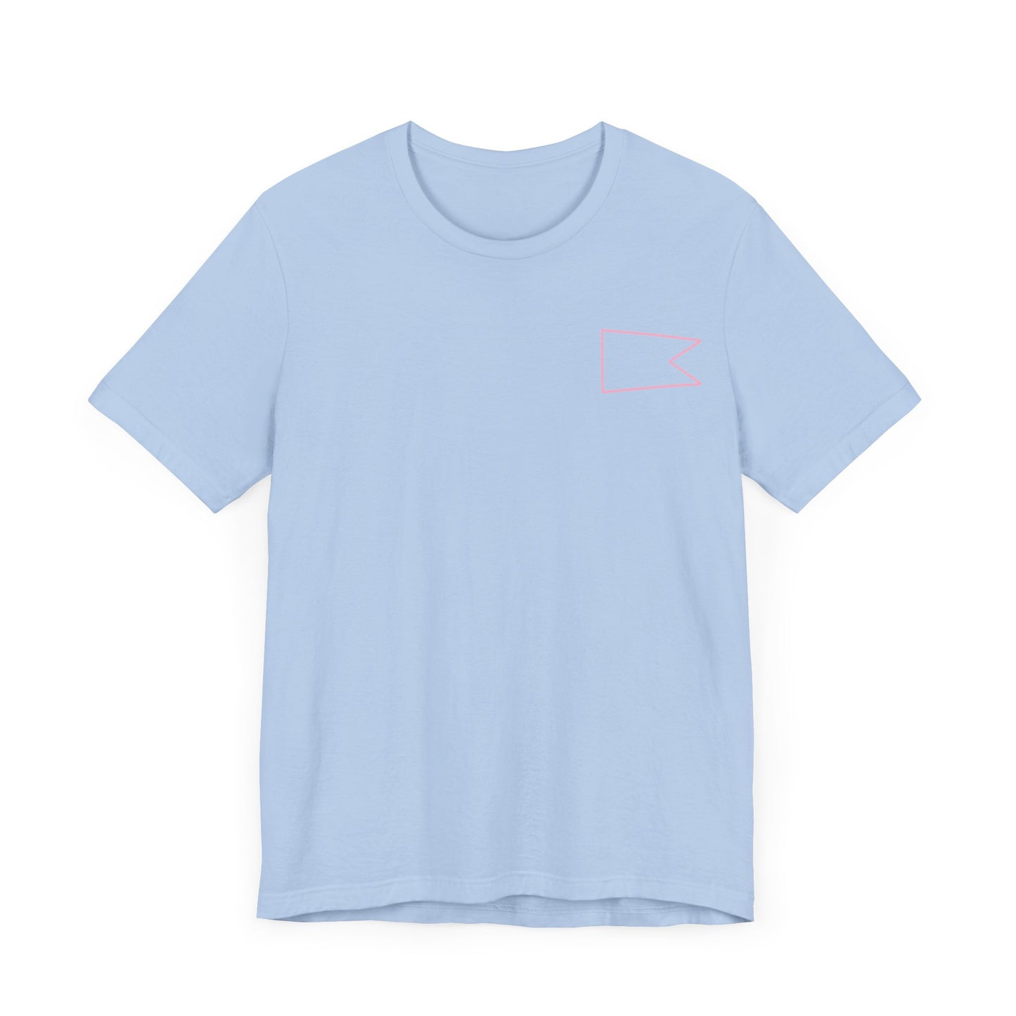 Yacht (Pink on Blue)