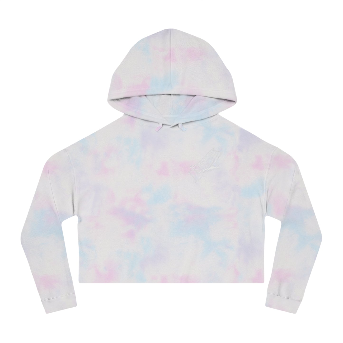 Beach Chair - Cropped Hoodie (White Logo)