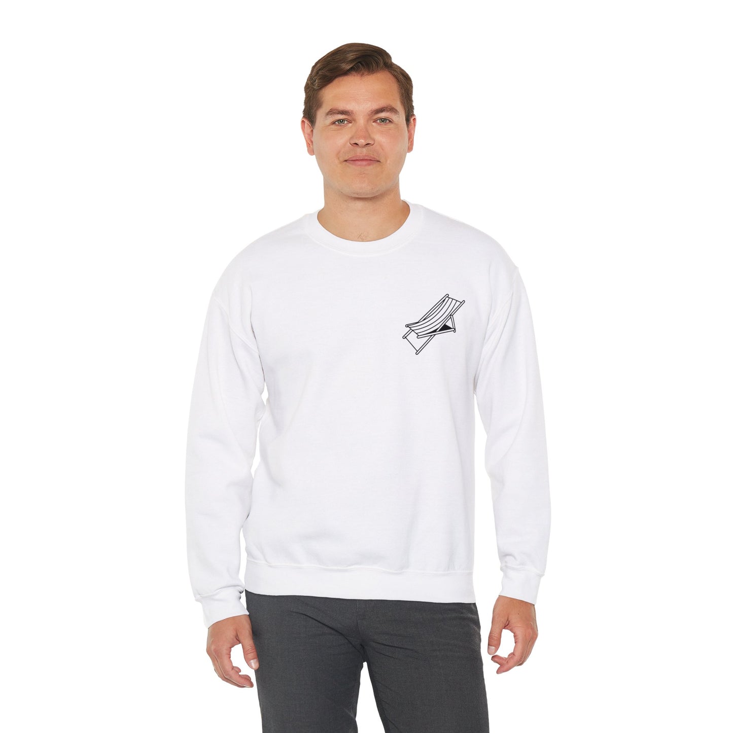 Beach Chair - Sweatshirt (Black Logo)