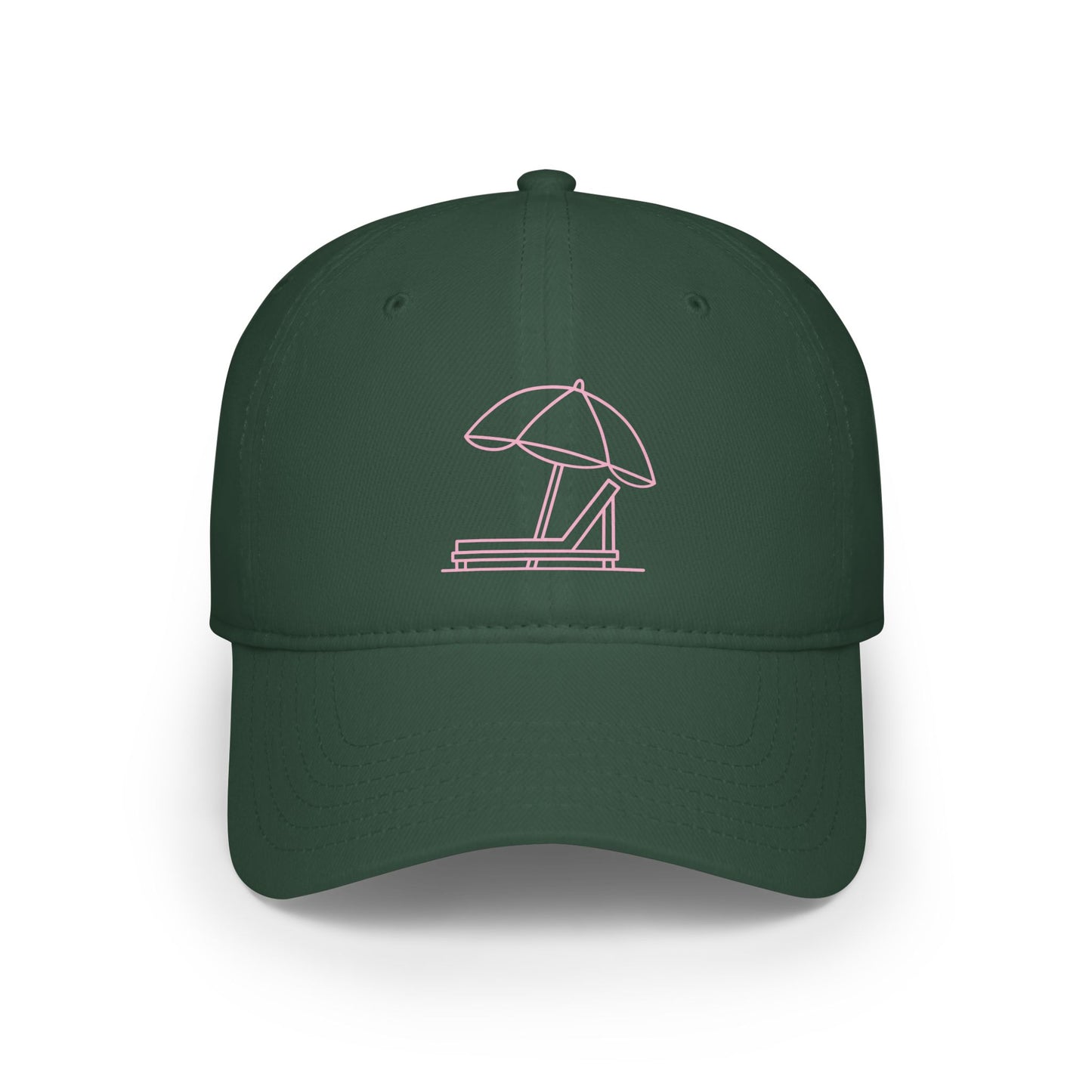 Club Hat - Beach Club (Pink Logo)