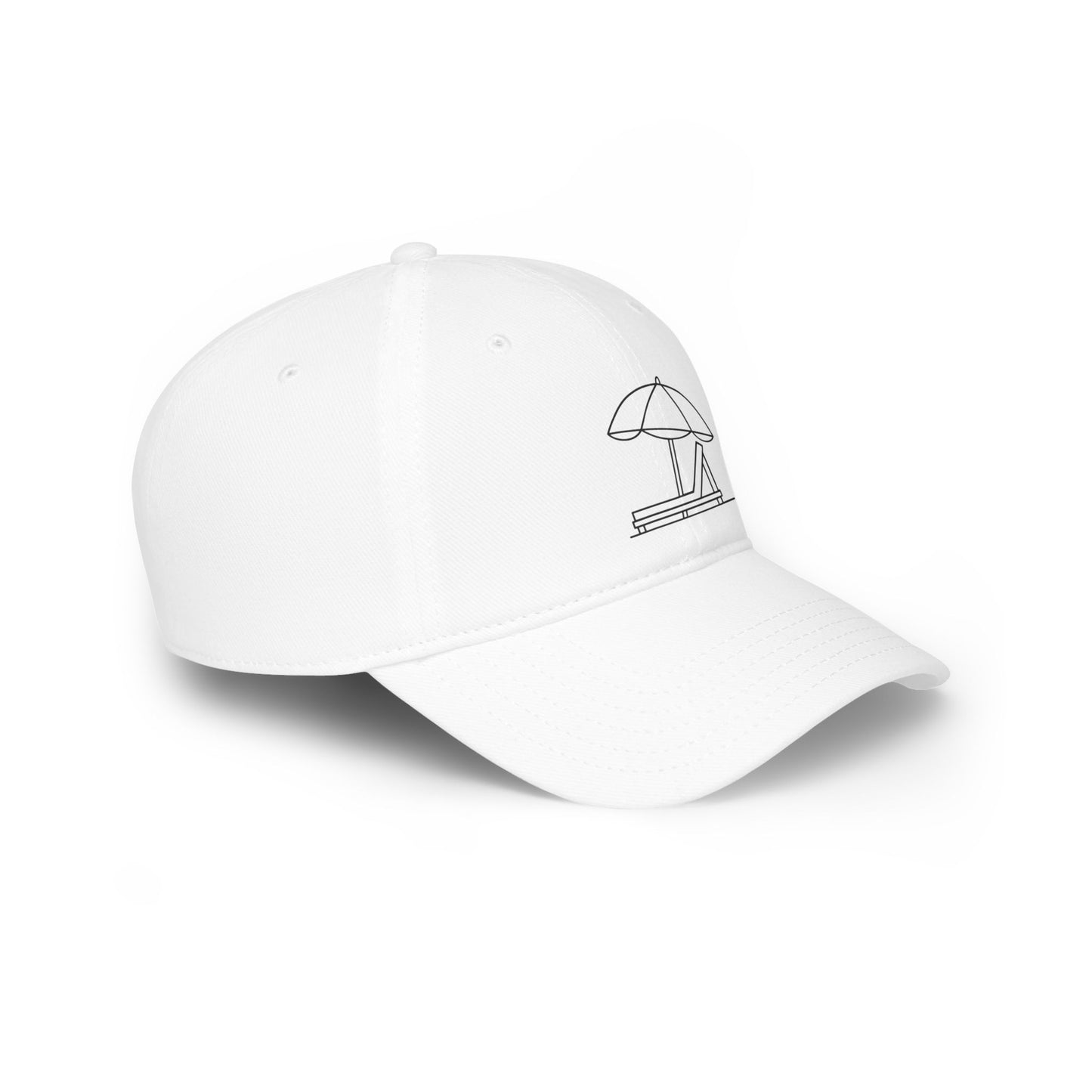 Club Hat - Beach Club (Black Logo)