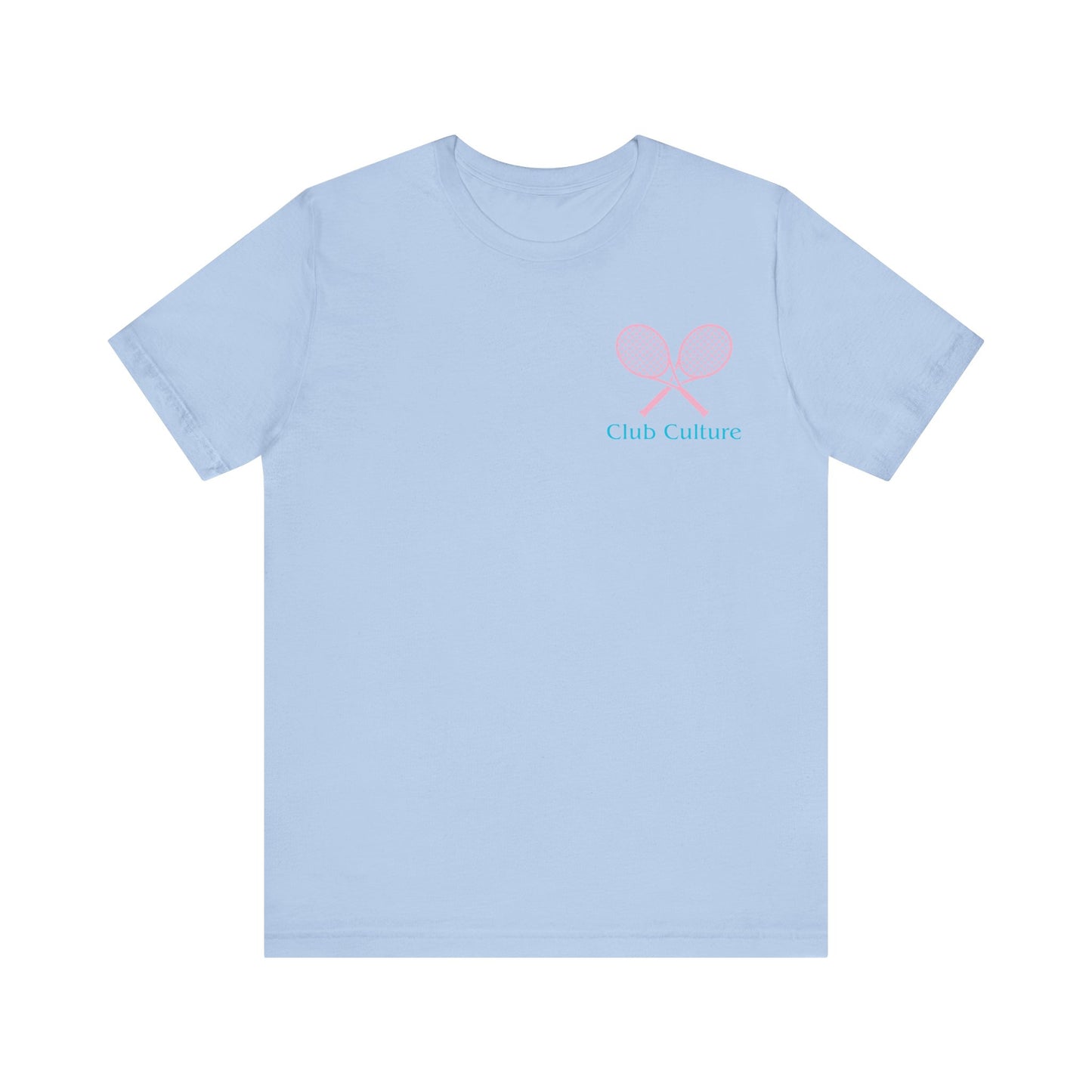 Tennis (Pink on Blue)