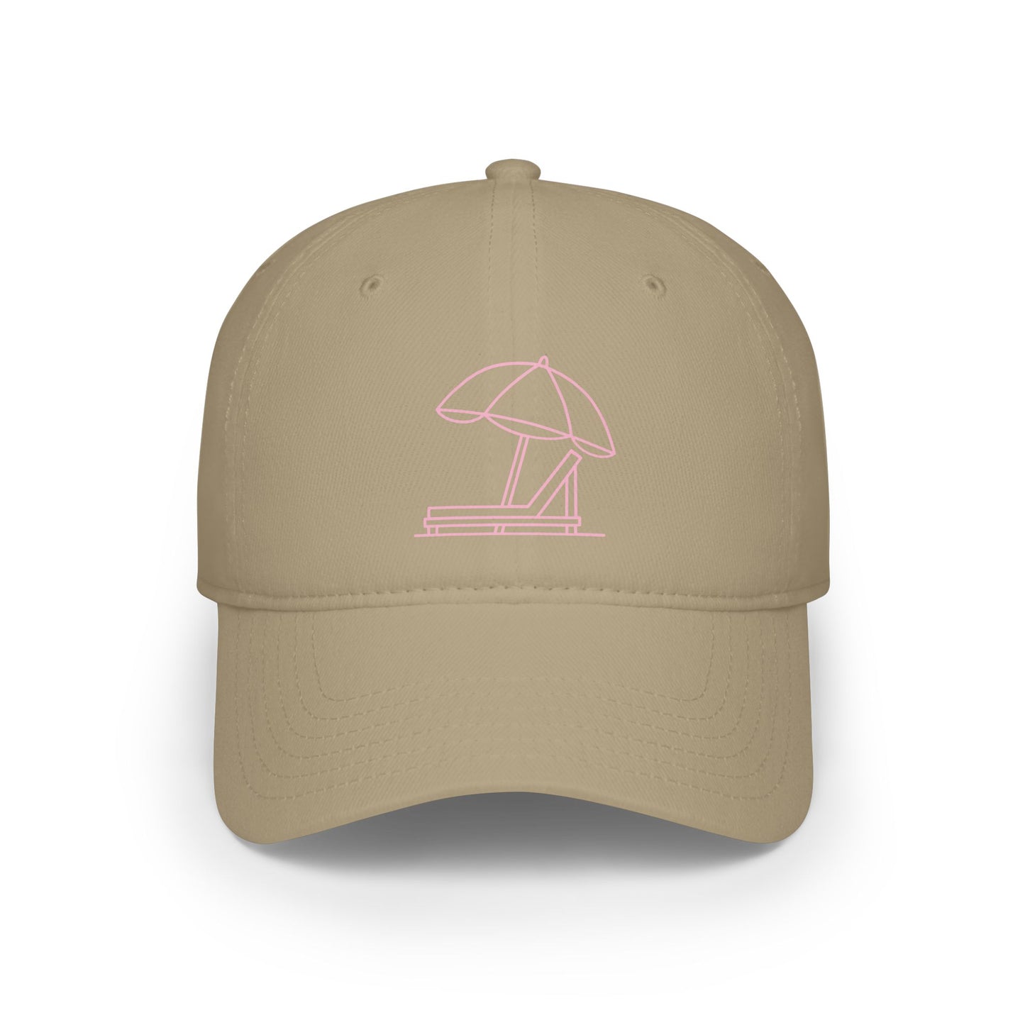 Club Hat - Beach Club (Pink Logo)