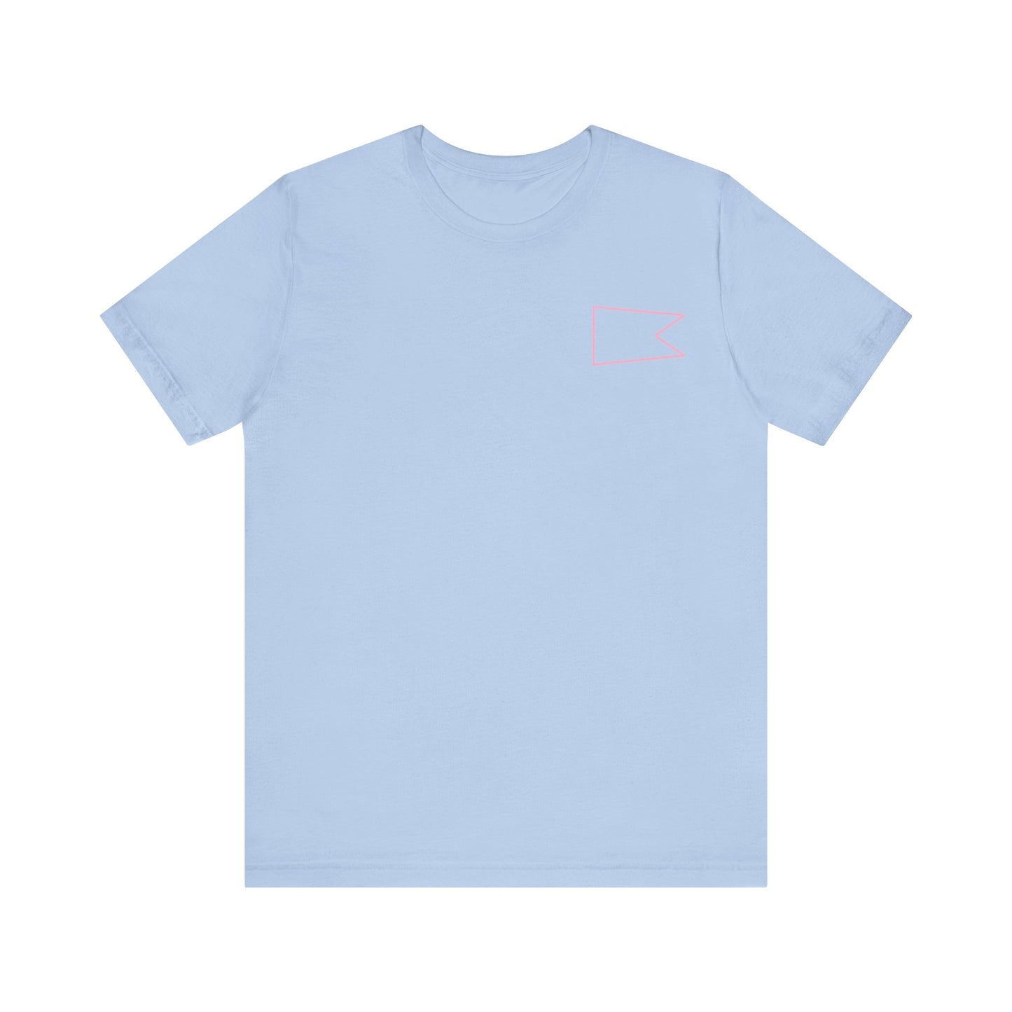 Yacht (Pink on Blue)