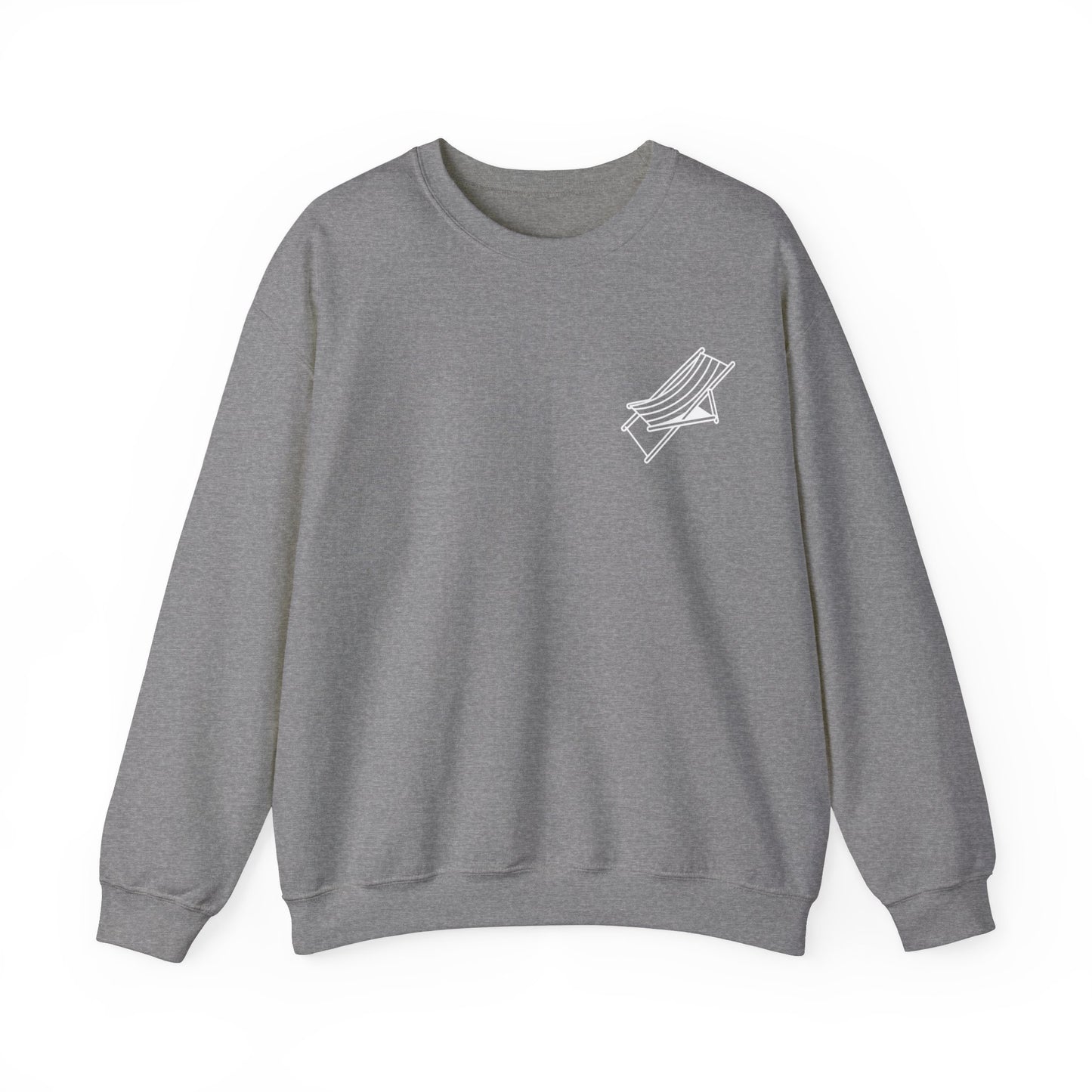 Beach Chair - Sweatshirt (White Logo)