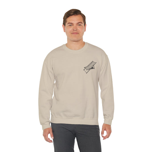 Beach Chair - Sweatshirt (Black Logo)