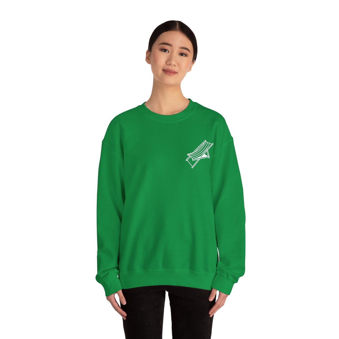 Beach Chair - Sweatshirt (White Logo)