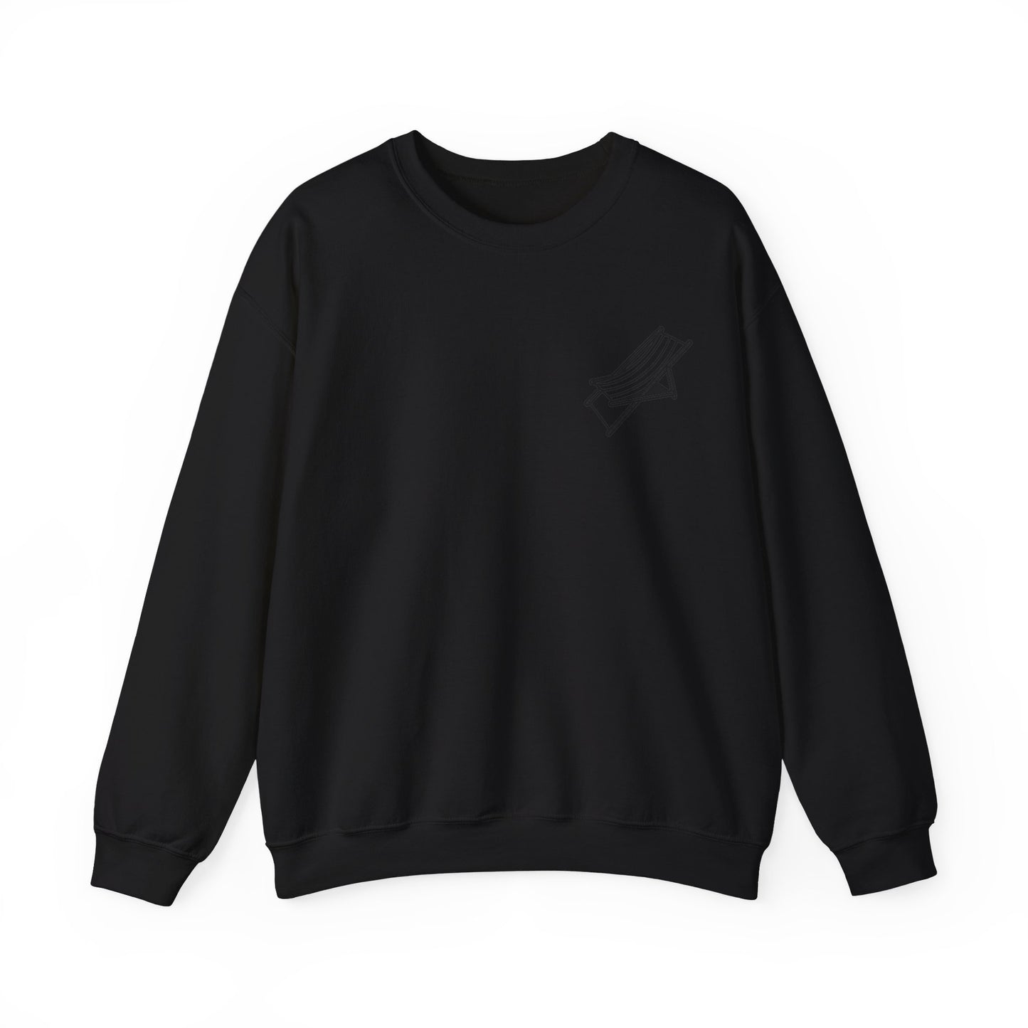 Beach Chair - Sweatshirt (Black Logo)