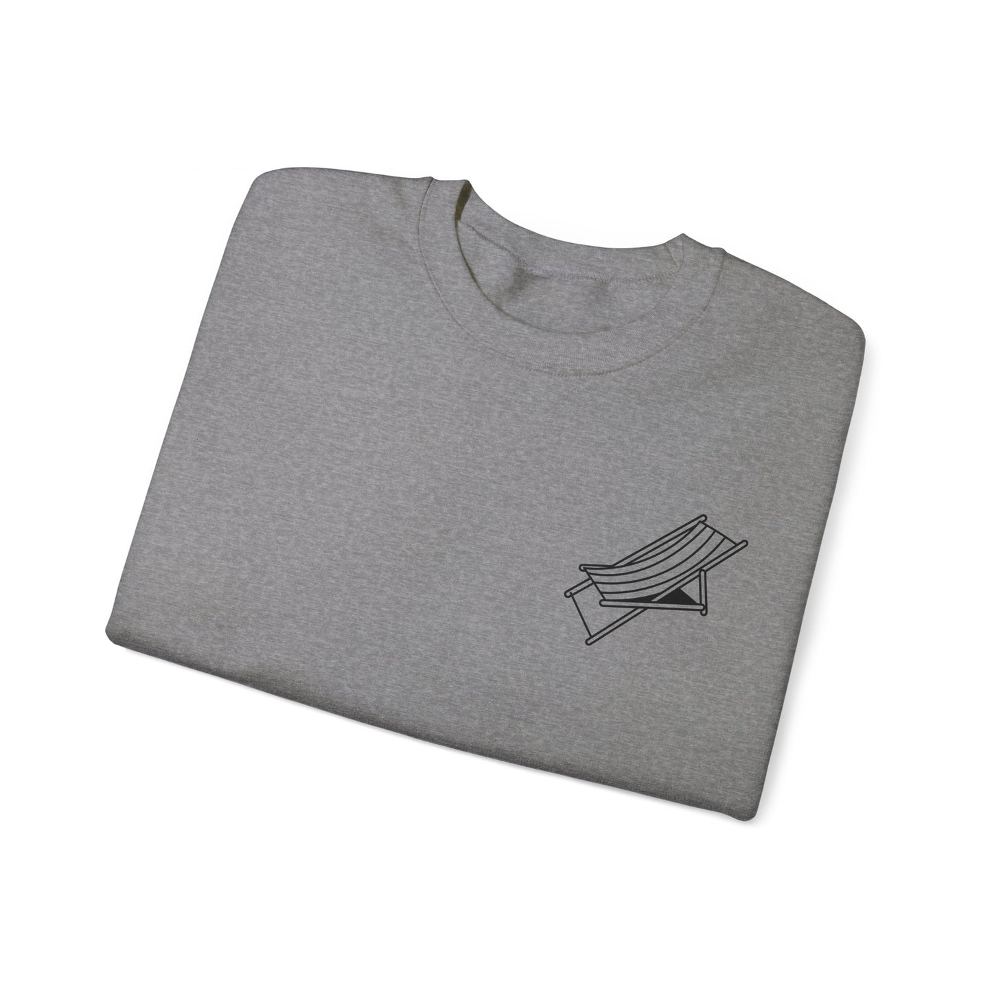 Beach Chair - Sweatshirt (Black Logo)