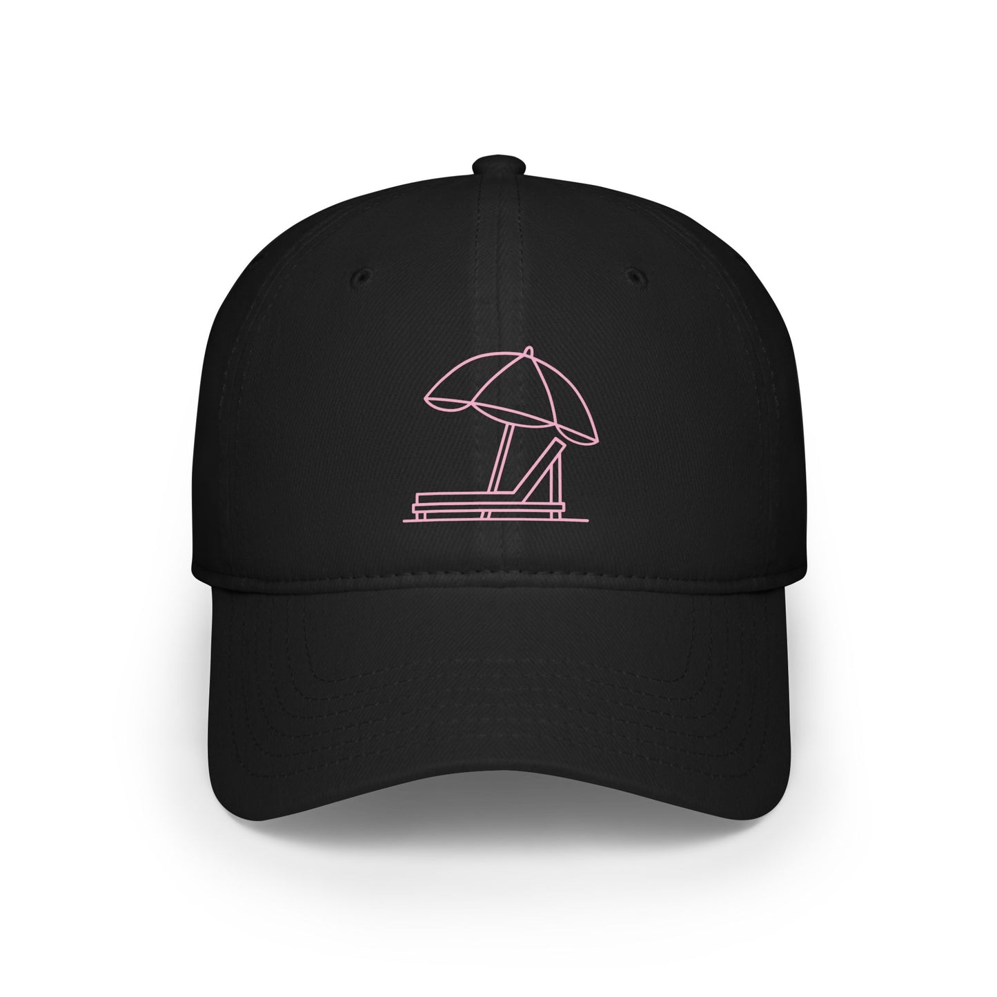 Club Hat - Beach Club (Pink Logo)