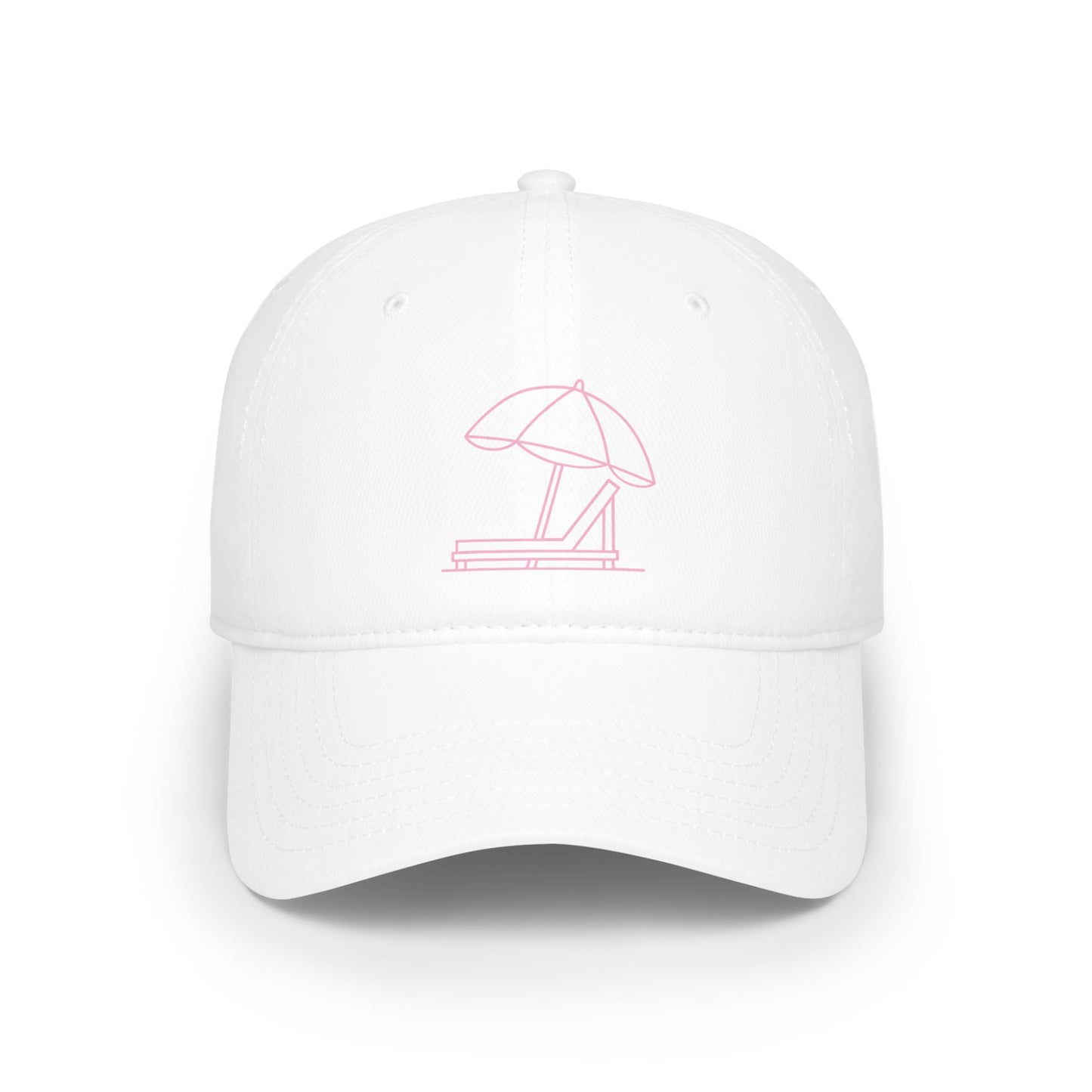 Club Hat - Beach Club (Pink Logo)