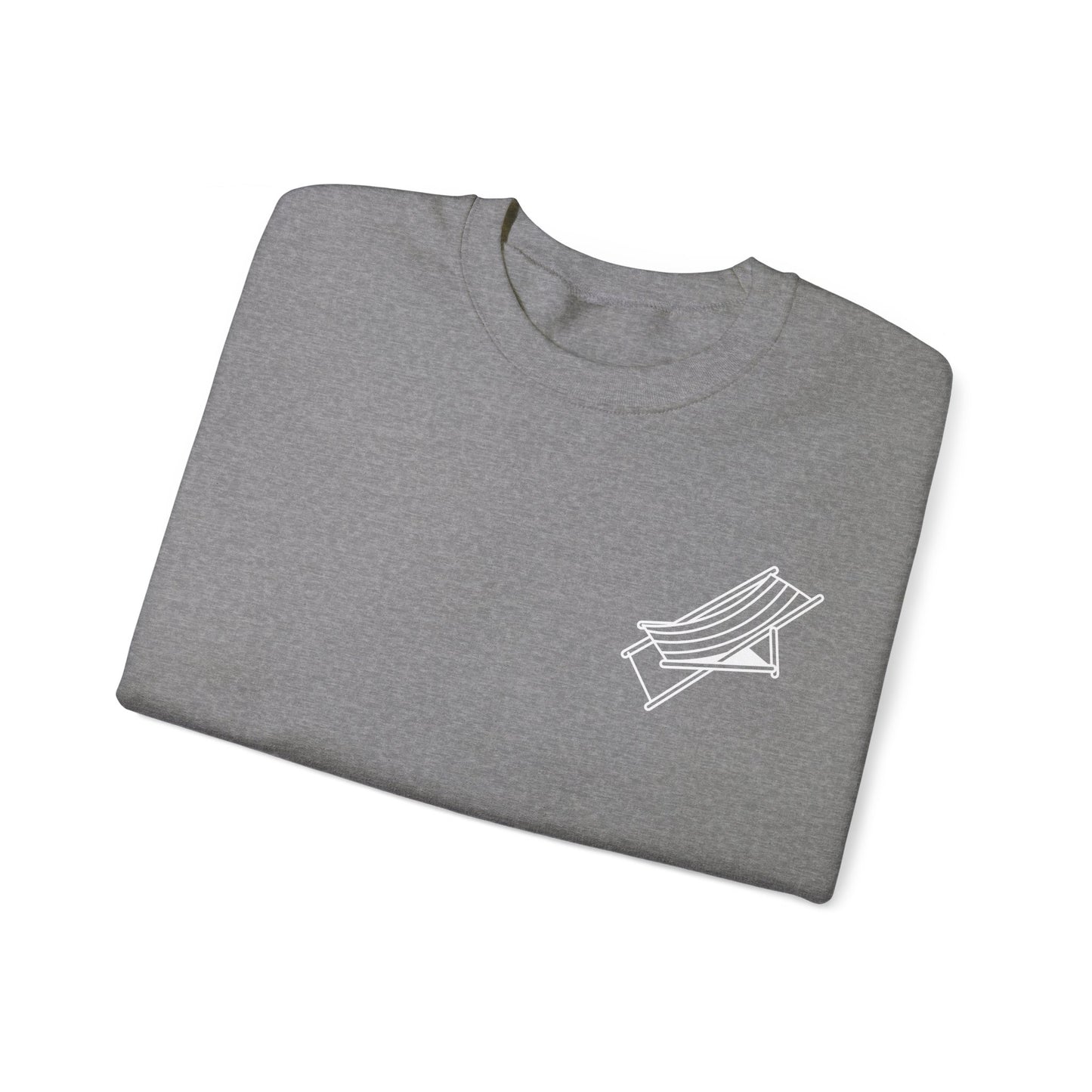 Beach Chair - Sweatshirt (White Logo)