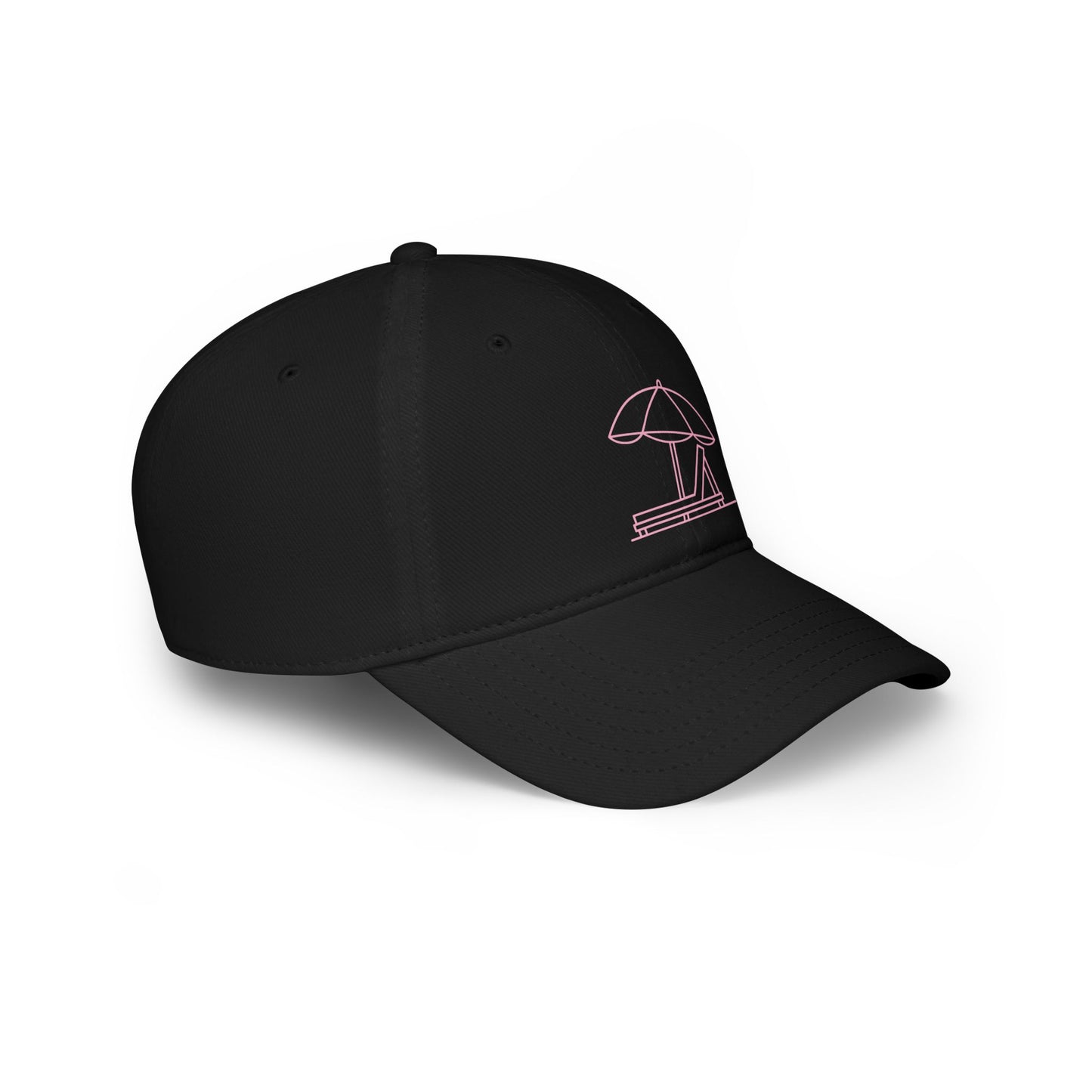 Club Hat - Beach Club (Pink Logo)