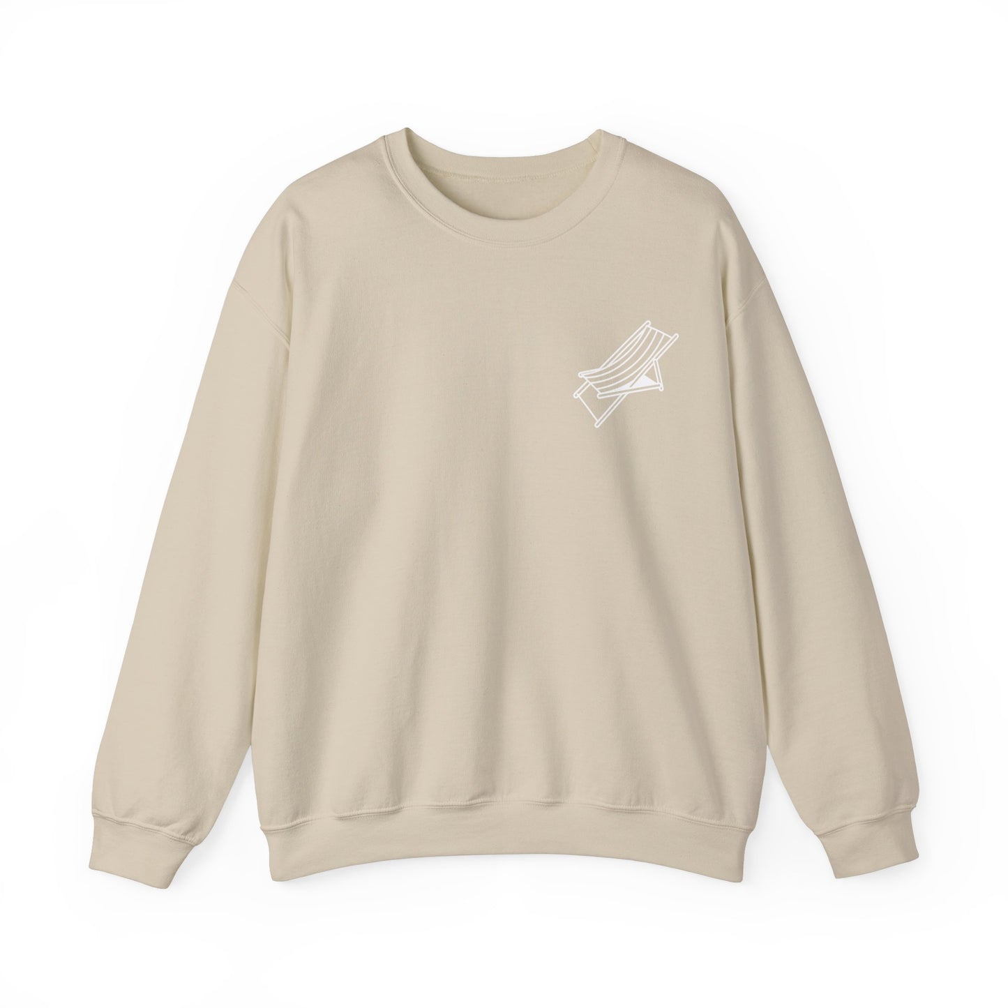 Beach Chair - Sweatshirt (White Logo)