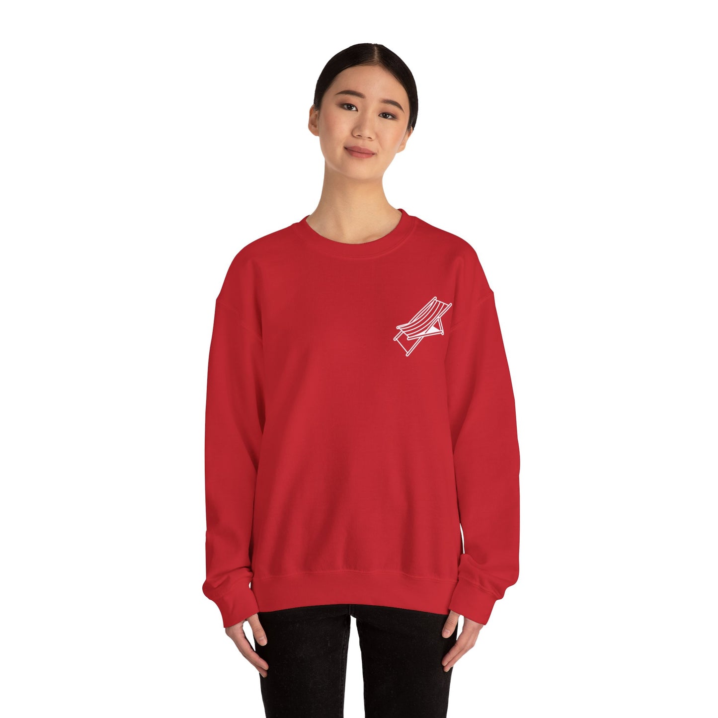 Beach Chair - Sweatshirt (White Logo)