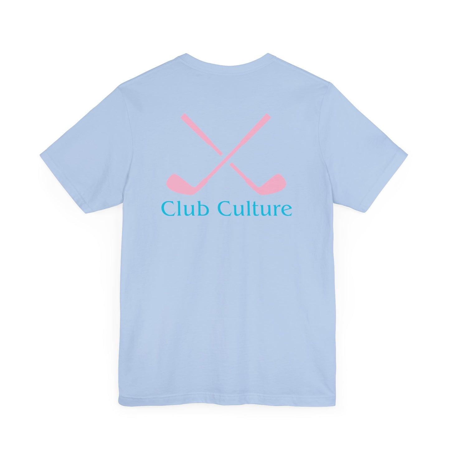 Golf (Pink on Blue )